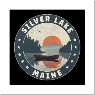 Silver Lake Maine Sunset Posters and Art